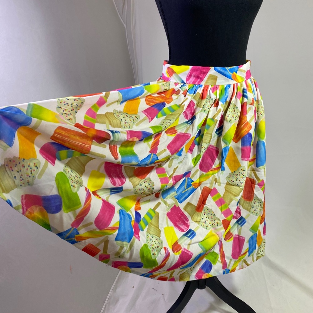 T&J Designs Ice Cream Print Midi Skirt - Picture 3 of 6